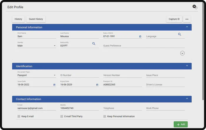 Online Check-In